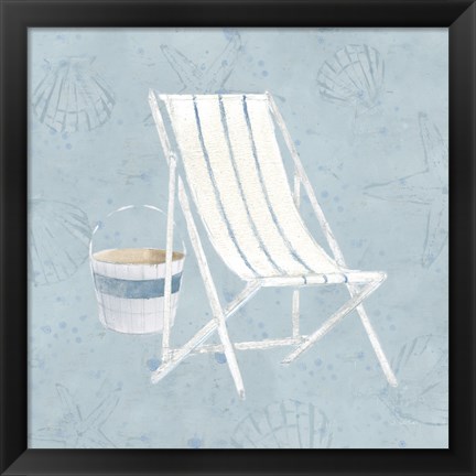 Framed Serene Seaside III Print