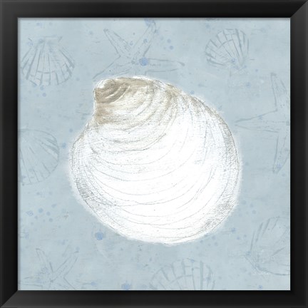 Framed Serene Shells IV Print