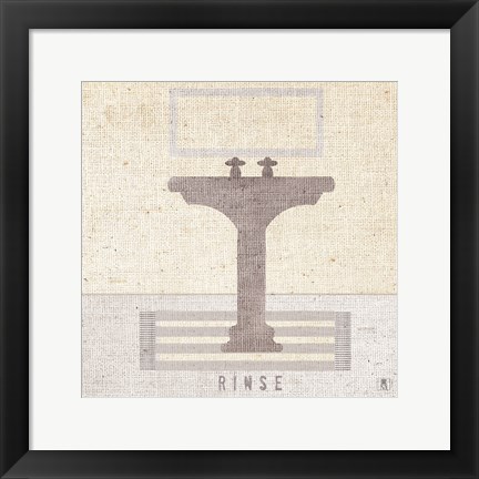 Framed Soft Cleanse II Print