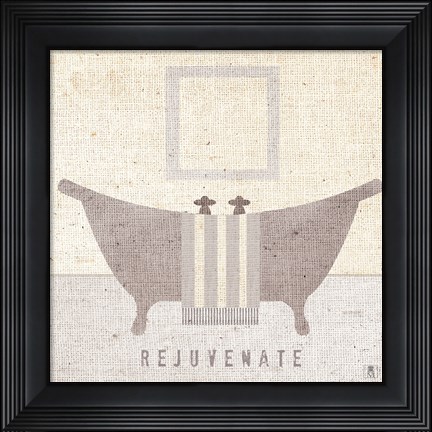 Framed Soft Cleanse I Print