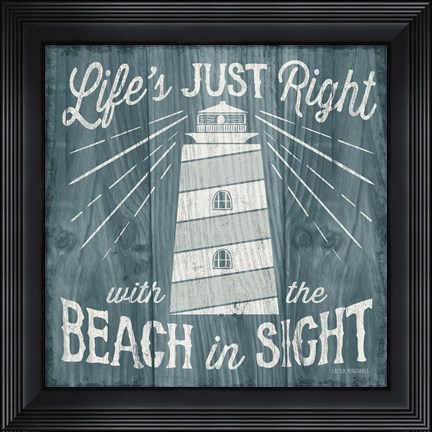 Framed Up North III Print