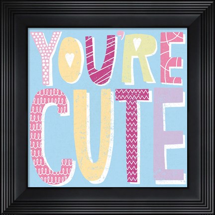 Framed Words of Love IV Print