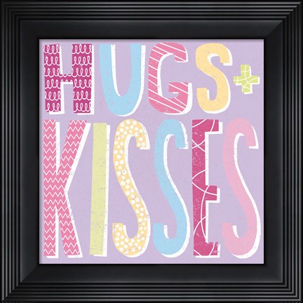 Framed Words of Love I Print