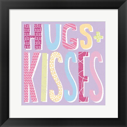 Framed Words of Love I Print