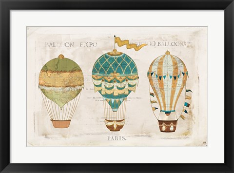 Framed Balloon Expo I Print