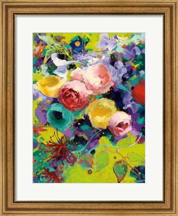 Framed Des Roses Print