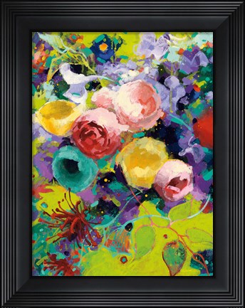 Framed Des Roses Print