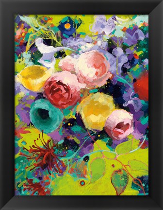 Framed Des Roses Print