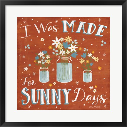 Framed Summer Sunshine VII Print