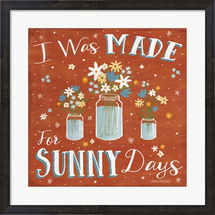 Framed Summer Sunshine VII Print