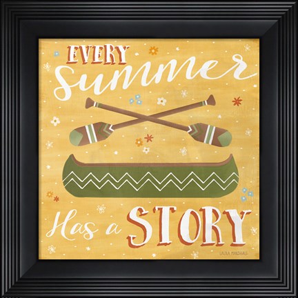 Framed Summer Sunshine VI Print