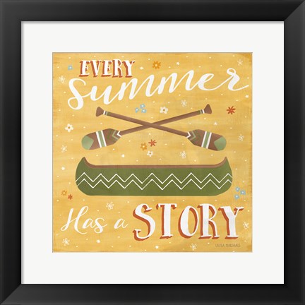 Framed Summer Sunshine VI Print