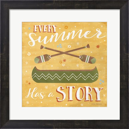 Framed Summer Sunshine VI Print