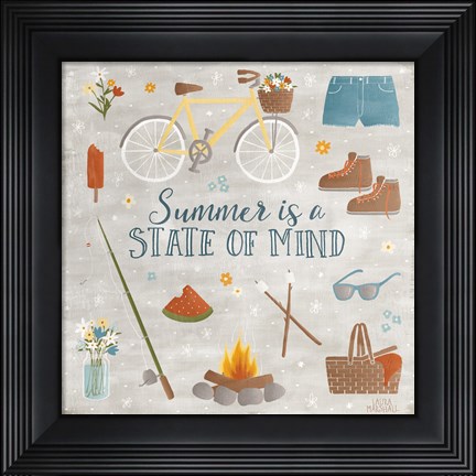Framed Summer Sunshine I Print