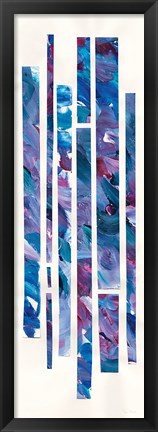 Framed Ribbons of Jewels II Print