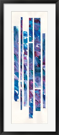 Framed Ribbons of Jewels II Print