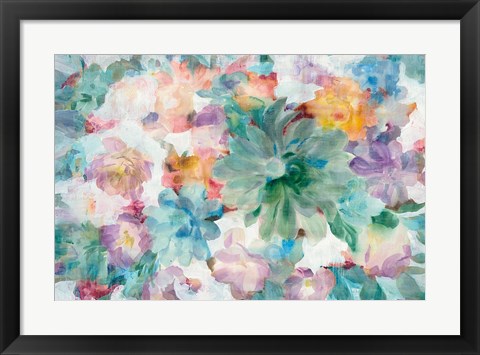 Framed Succulent Florals Crop Print