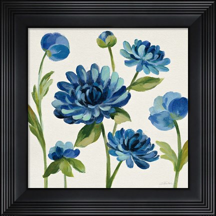 Framed Seaside Garden II Print