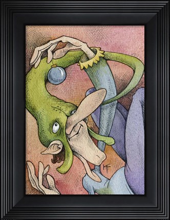 Framed Elf I Print