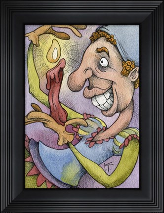 Framed Elf VII Print