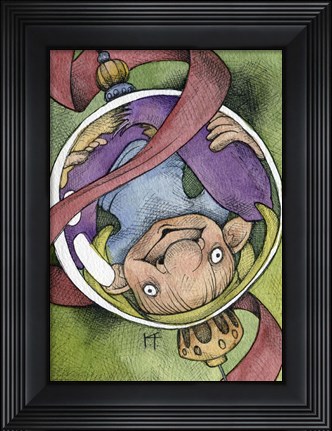 Framed Elf VIII Print