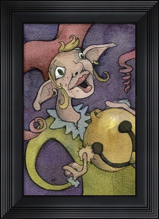 Framed Elf X Print