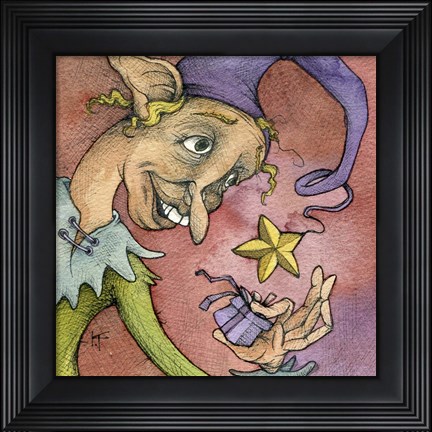 Framed Elf XII Print