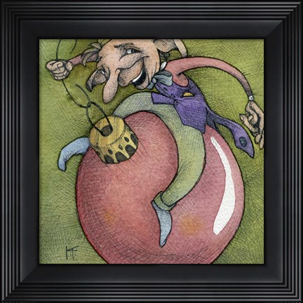 Framed Elf XIII Print