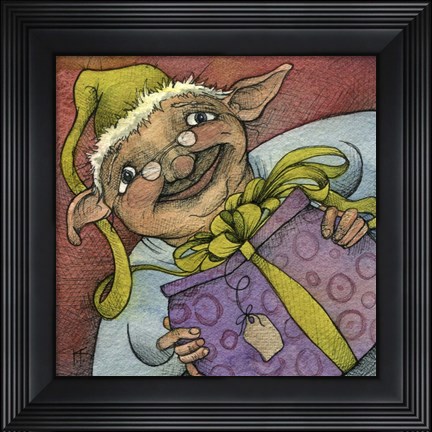 Framed Elf XVI Print