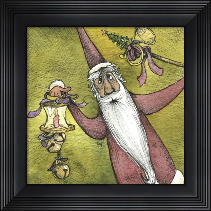 Framed Santa VII Print