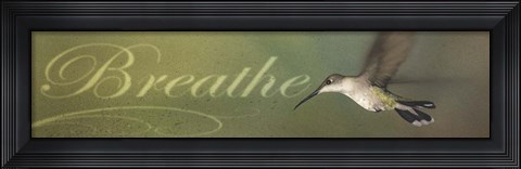 Framed Breathe Print