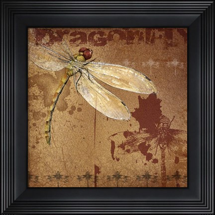 Framed Dragon I Print