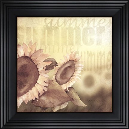 Framed Summer I Print