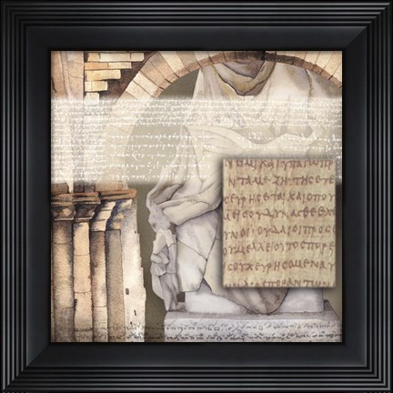 Framed Tuscan I Print