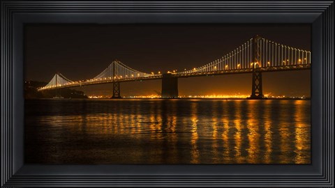 Framed Bay Bridge Print