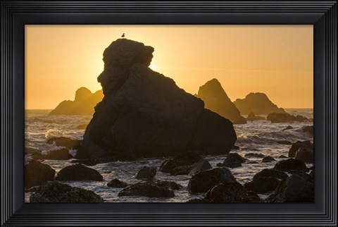 Framed Sonoma Pyramids Print
