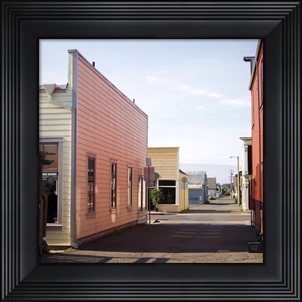 Framed Fort Bragg Alleyway Print