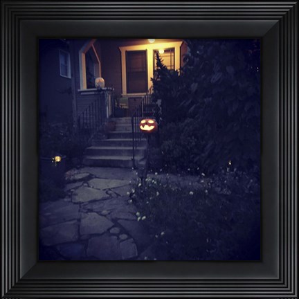 Framed Halloween Entryway Print