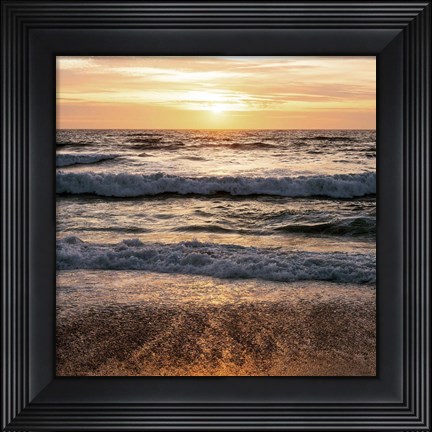 Framed North Beach Sunset 3 Print