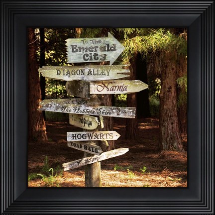 Framed Oh the Places you will go Print
