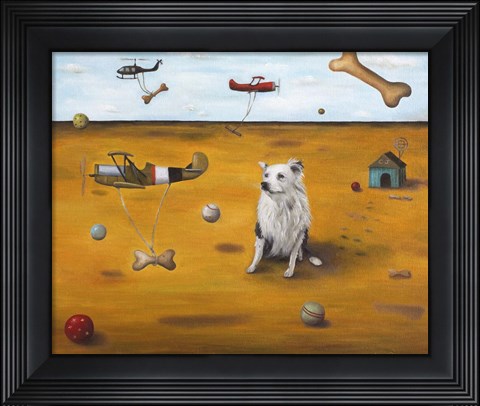 Framed Dogs Dream Print