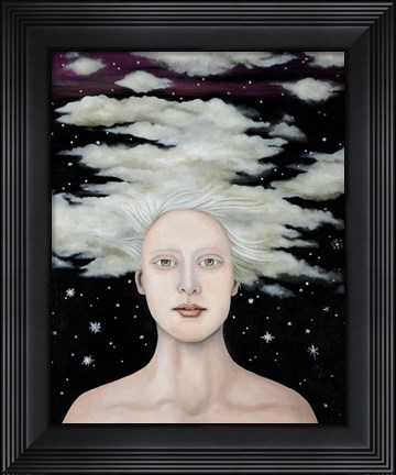 Framed Albino Snow Print