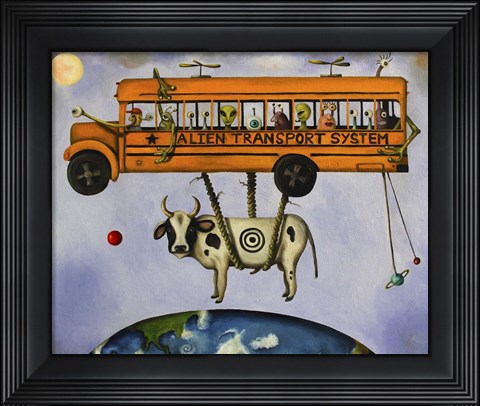 Framed Alien Transport Print