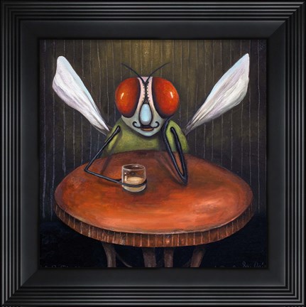 Framed Bar Fly Print
