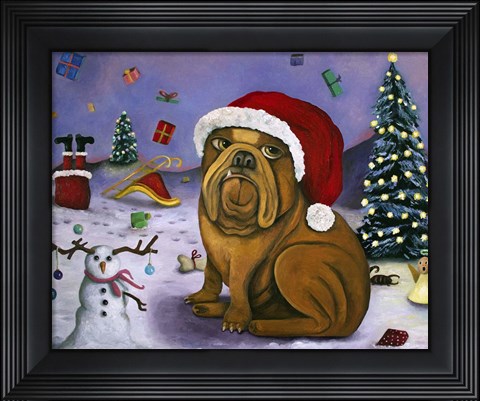 Framed Christmas Crash Print