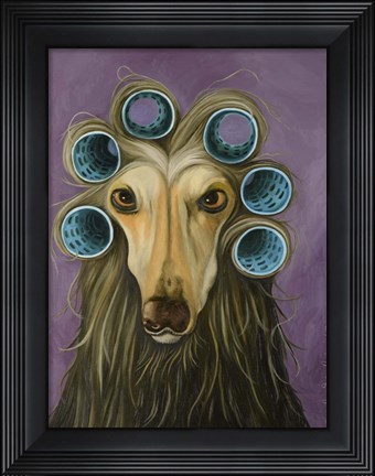 Framed Curly Print