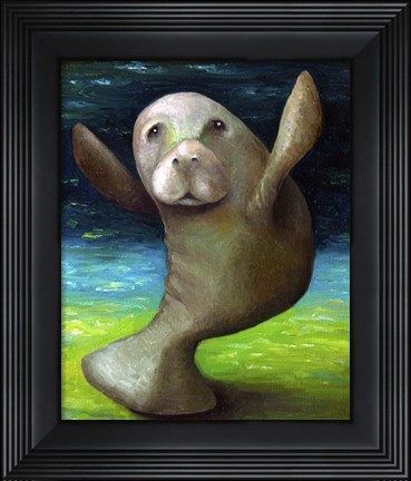 Framed Dance Of The Manatee Print
