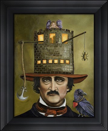 Framed Edgar Allan Poe Print
