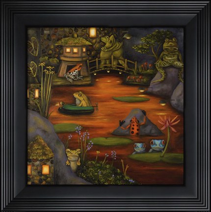 Framed Frogland #2. Print
