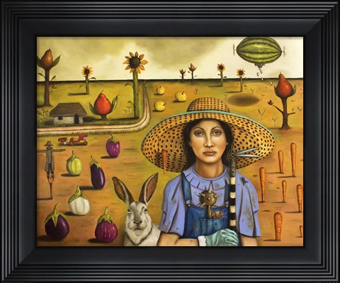 Framed Harvey And The Excentric Farmer Print